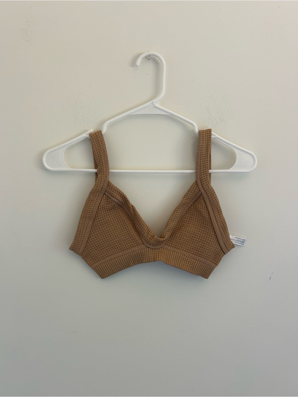 Urban Outfitters Waffle Knit Bralette - Brown